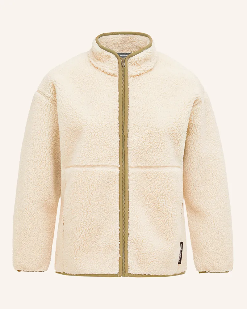 Peak Performance Fleecejacke SOLID PILE Creme