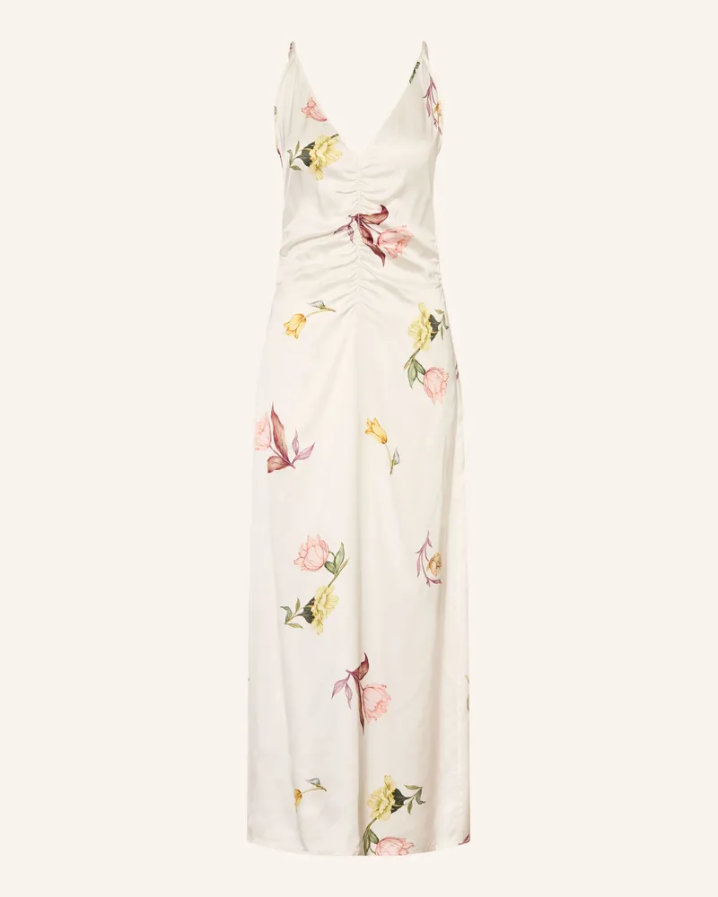 Baum und Pferdgarten Satinkleid Atalia beige Weiss