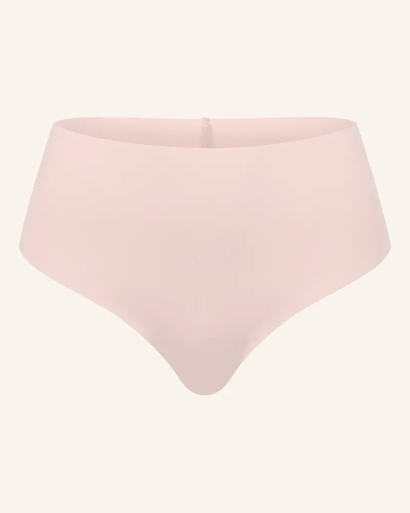 Ehrlich Textil 3er Pack Light Touch High Waist Brazil String Aus Weichem Modal - Nahtlose Kanten beige Rosa