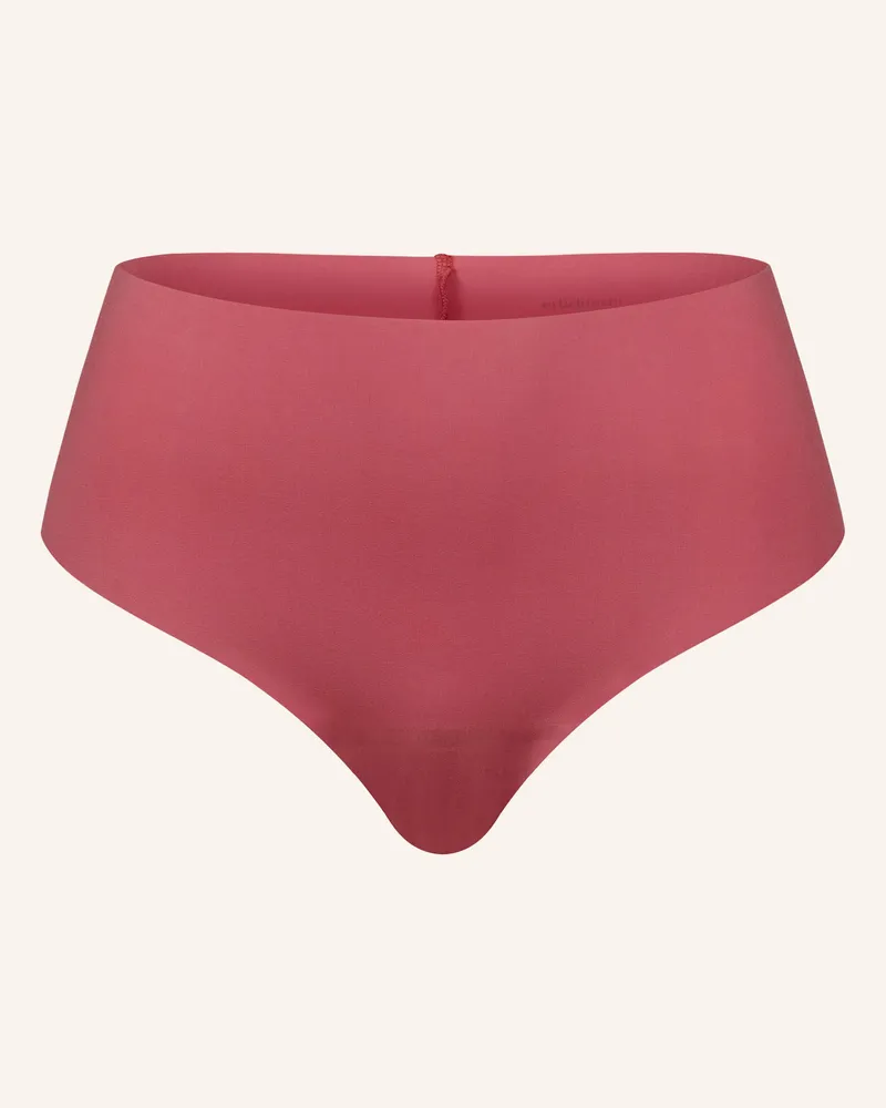 Ehrlich Textil 3er Pack Light Touch High Waist Brazil String Aus Weichem Modal - Nahtlose Kanten beige Rosa