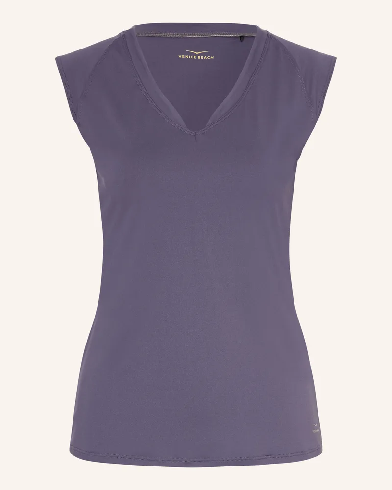 Venice Beach T-Shirt Eleam lila Dunkellila
