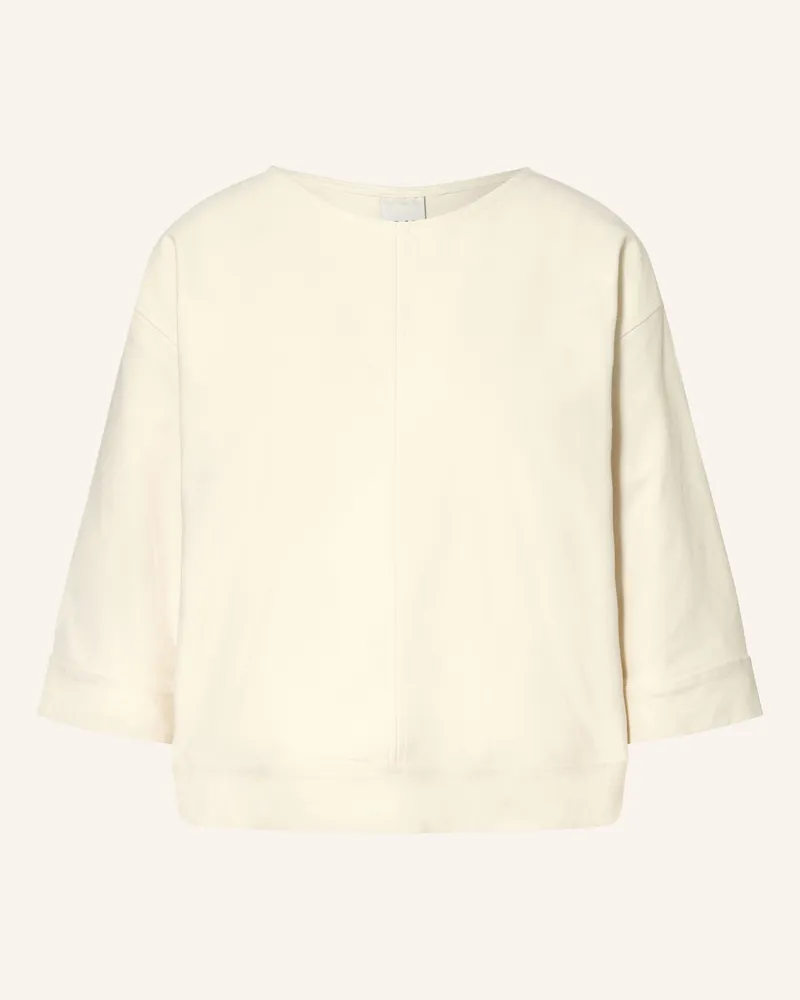 ICHI Blusenshirt Ihkate In Jeansoptik Mit 3/4-Arm beige Creme