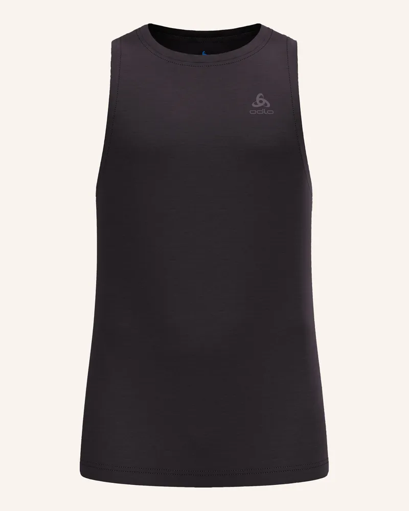Odlo Funktionswäsche-Top NATURAL MERINO 160 aus Merinowolle Schwarz