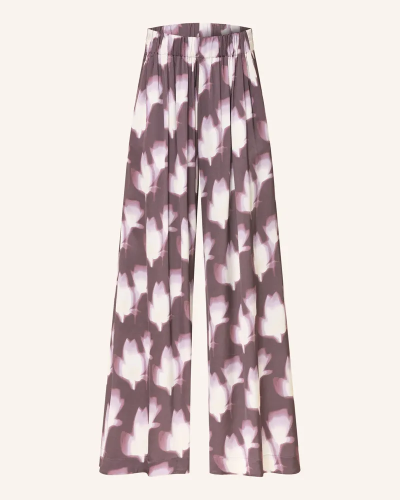 HUGO BOSS Satin-Culotte Talini weiss Altrosa