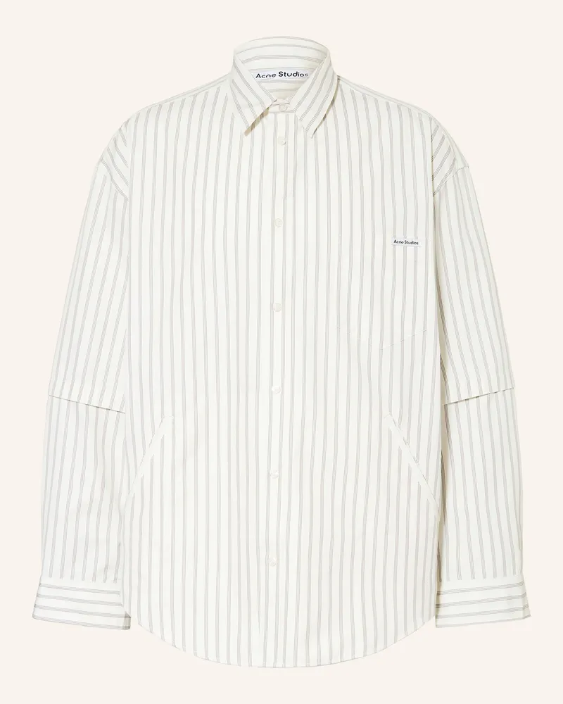 Acne Studios Hemd Loose Fit Ecru