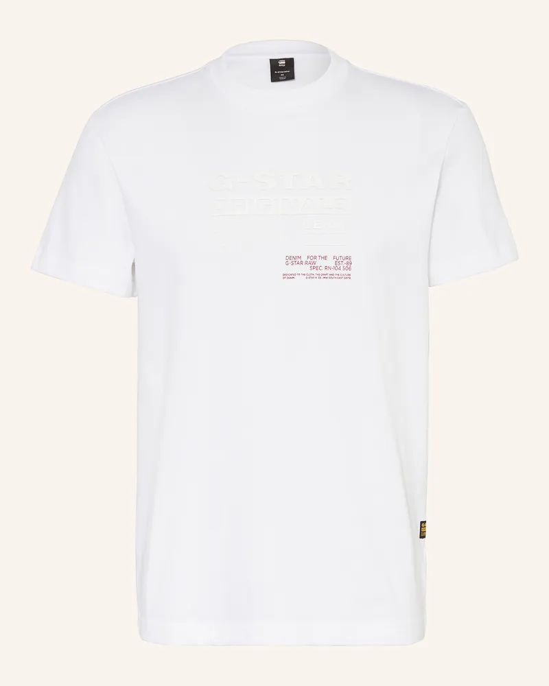 G-STAR RAW T-Shirt Weiss