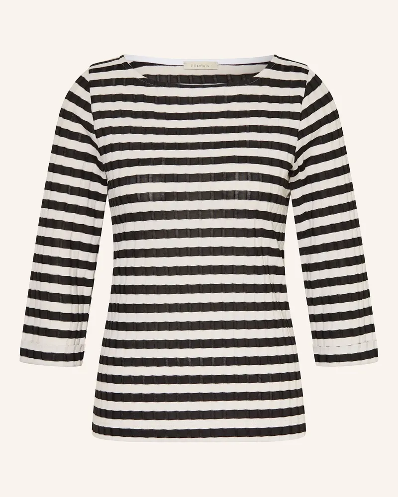 lilienfels Shirt mit 3/4-Arm Schwarz