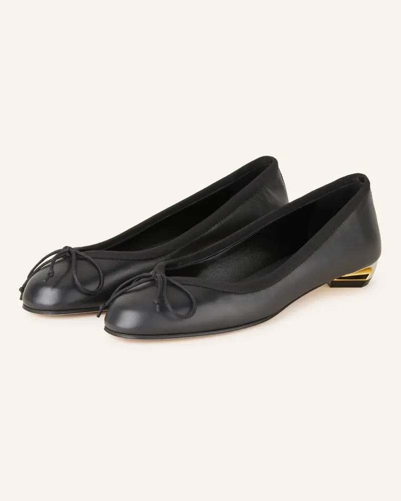 Alexander McQueen Ballerinas - SCHWARZ Schwarz