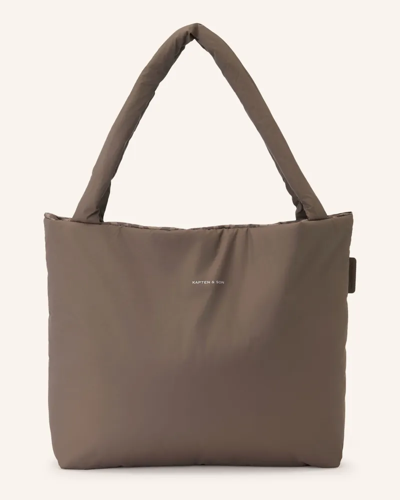 Kapten & Son Shopper Norva Zum Wenden braun Dunkelbraun
