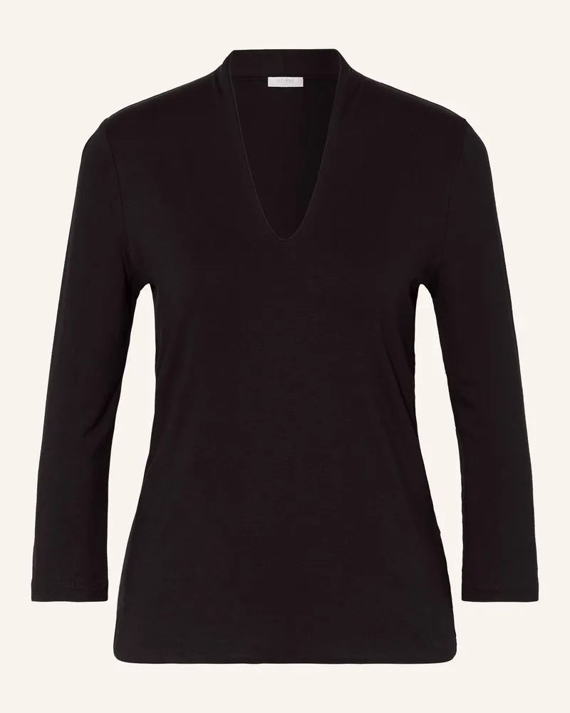 HOBBS London Shirt AIMEE mit 3/4-Arm Schwarz