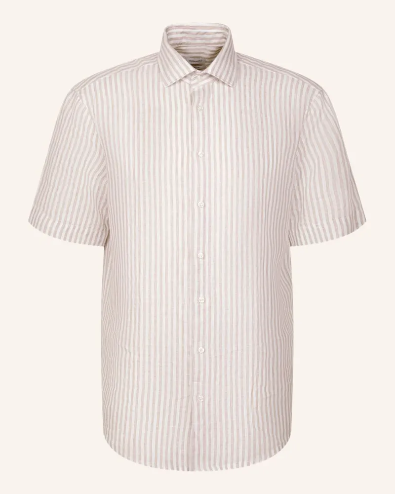 Seidensticker Leinenhemd Regular Fit beige Beige