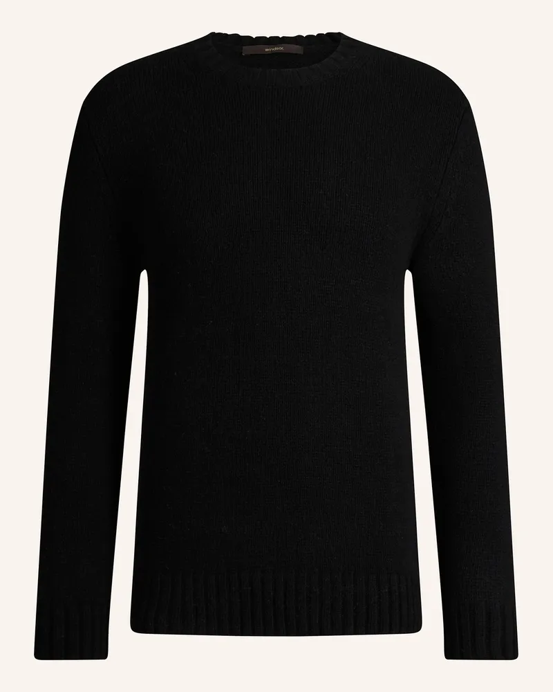 windsor. Cashmere-Pullover schwarz Schwarz