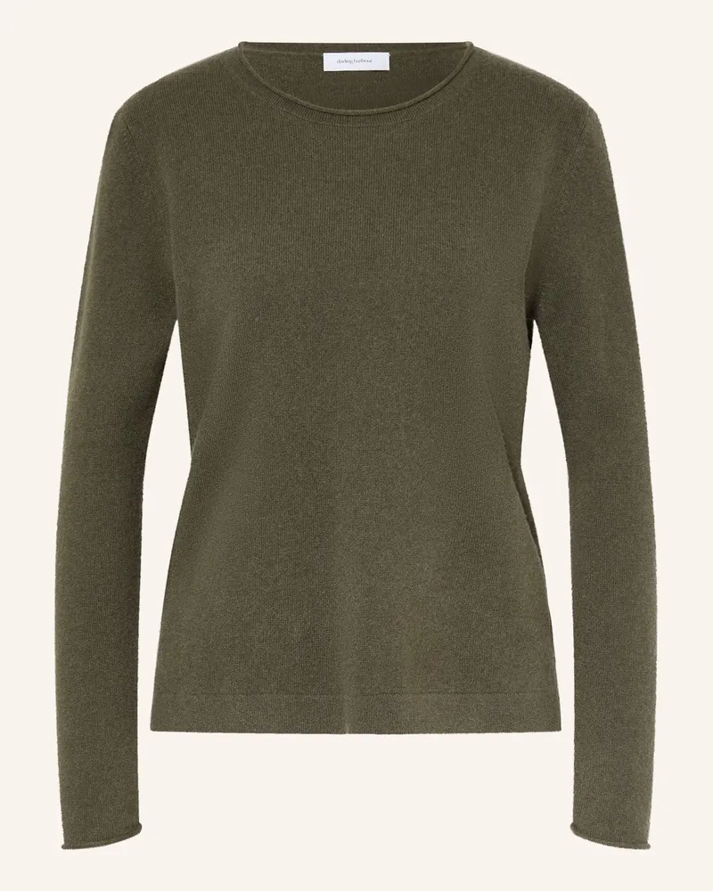 Darling Harbour Cashmere-Pullover Dunkeloliv