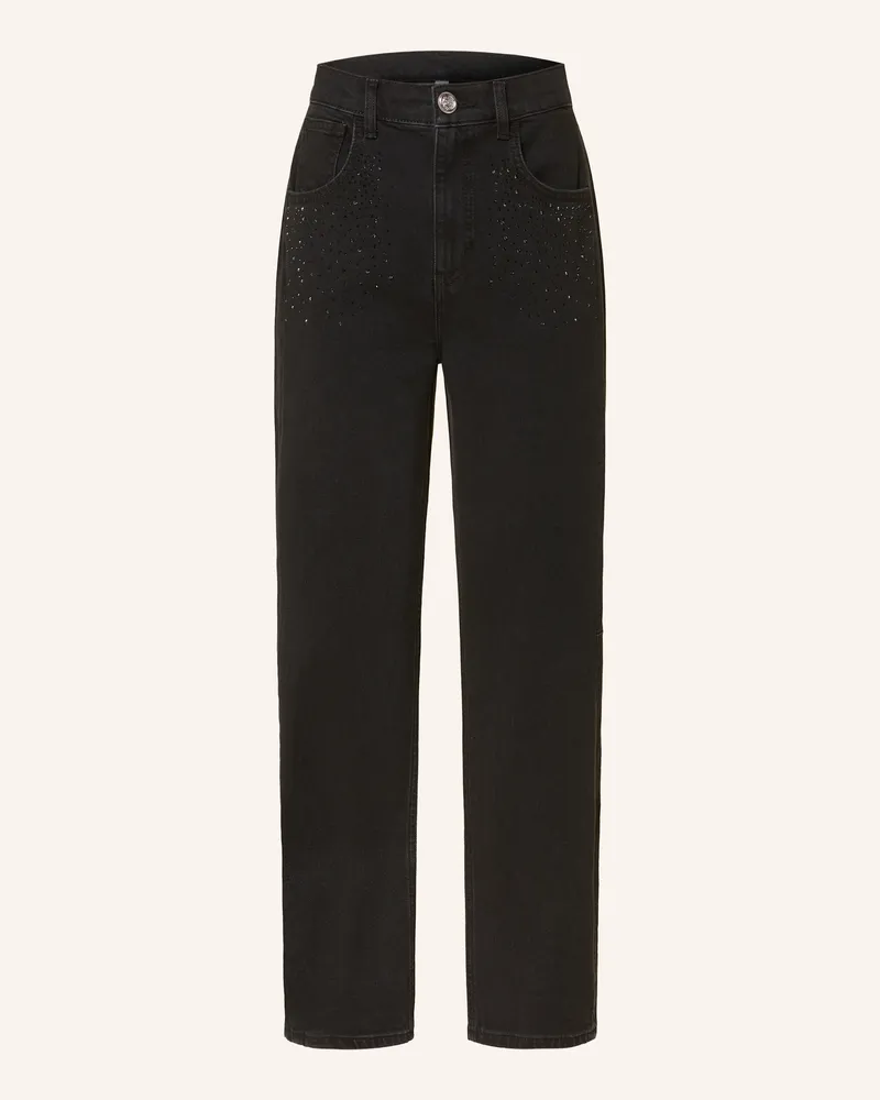 Liu Jo Straight Jeans mit Schmucksteinen 87432