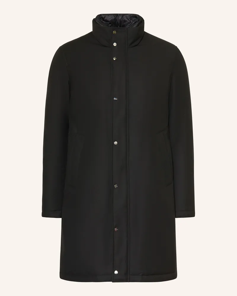 Herno Daunenmantel mit herausnehmbarer Blende Schwarz