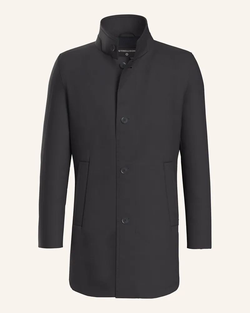 Strellson Mantel Finchley blau Dunkelblau