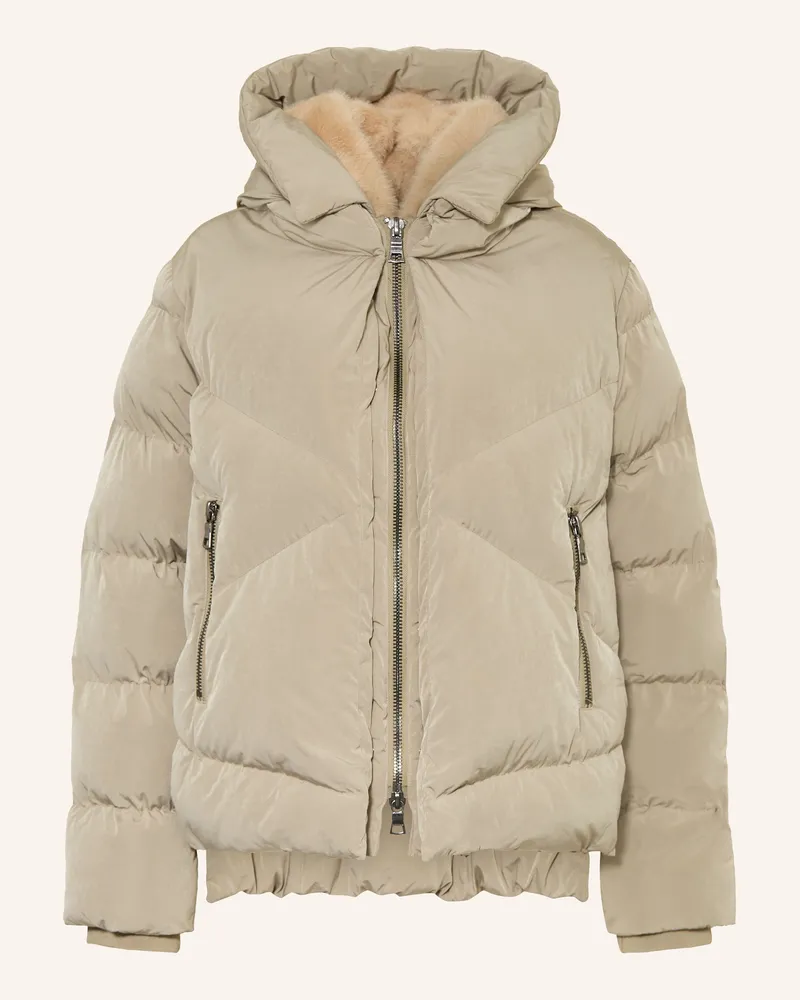 Blonde No. 8 Steppjacke SNOW mit Blende Hellgrün