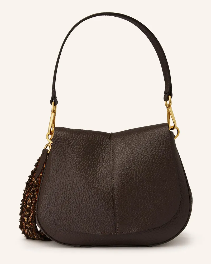 Gianni Chiarini Schultertasche HELENA Dunkelbraun