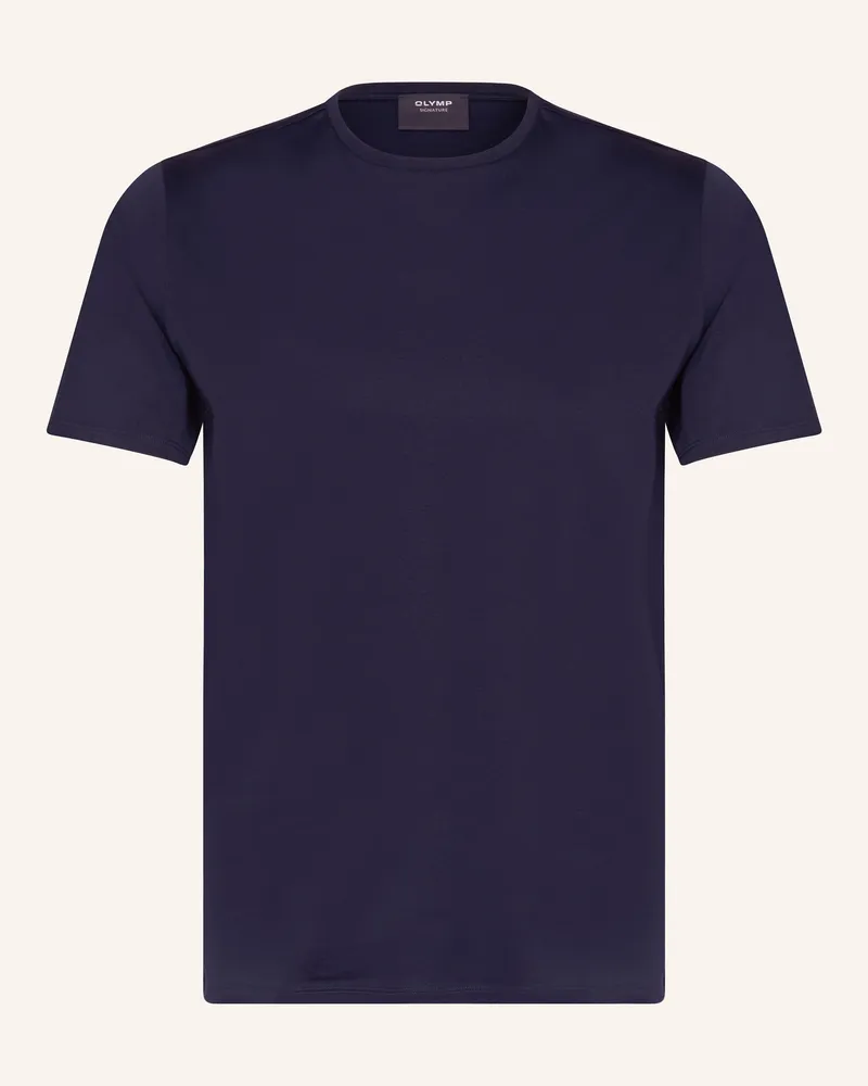 Olymp T-Shirt blau Dunkelblau