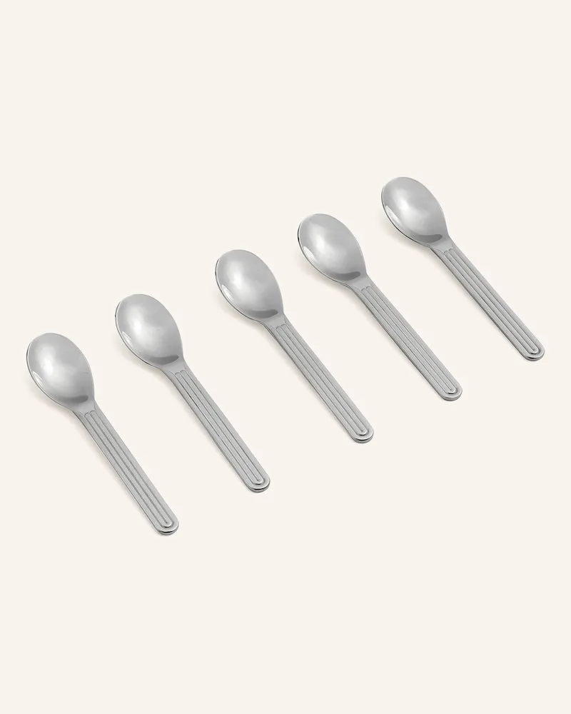 Hay 5er-Set Teelöffel Sunday silber Silber