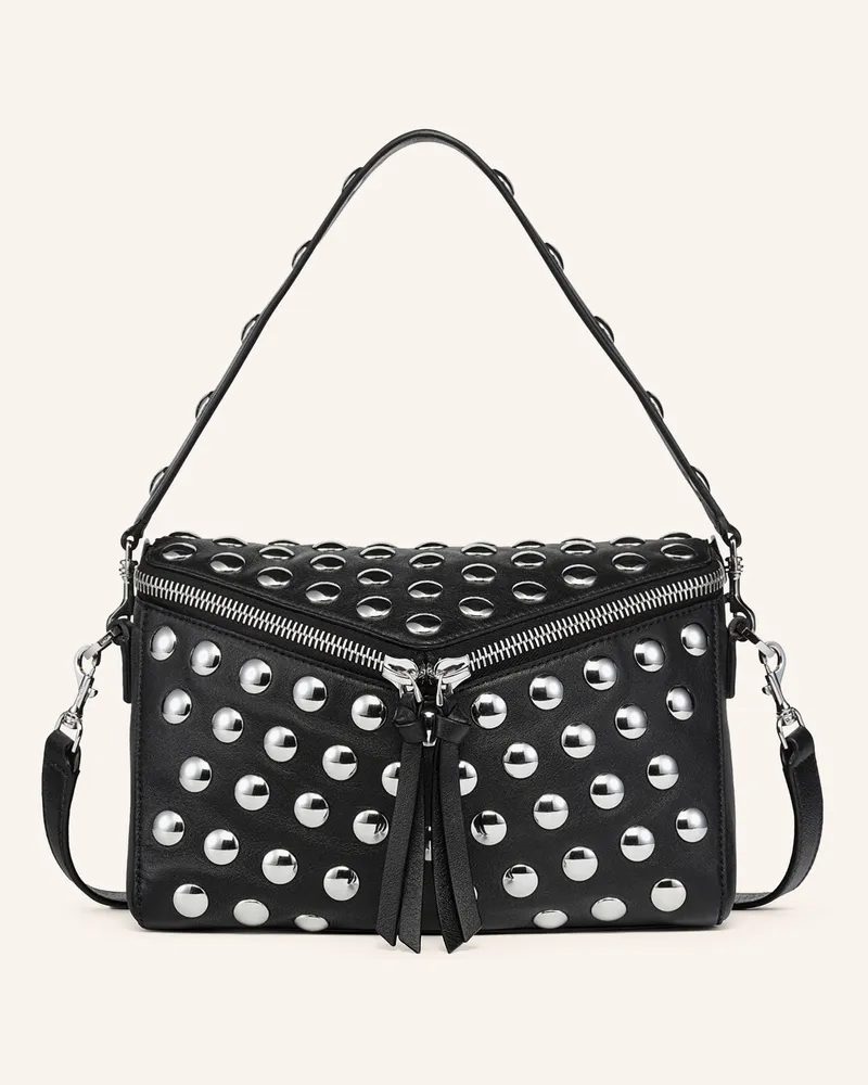 MCM Schultertasche DIAMANT 3D SMALL Schwarz