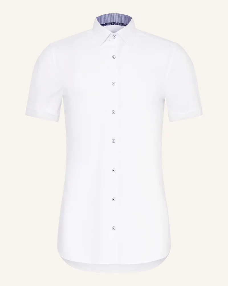 Olymp Kurzarm-Hemd Level Five body fit Weiss