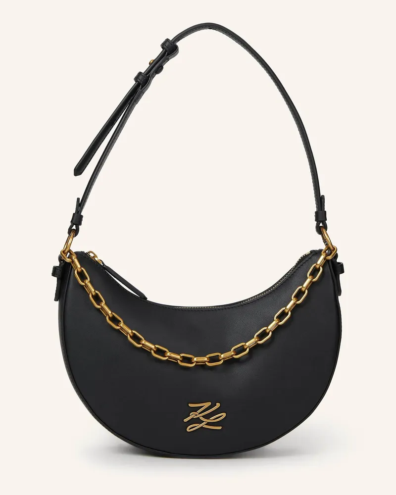 Karl Lagerfeld Schultertasche schwarz Schwarz