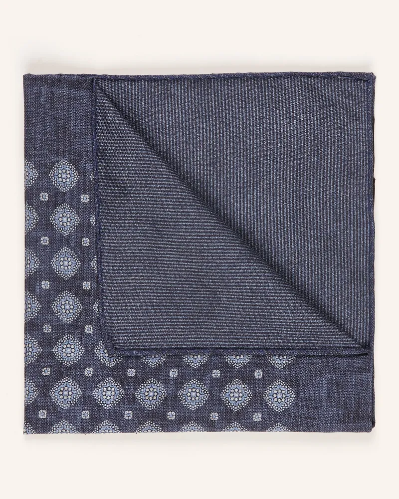 HUGO BOSS Einstecktuch blau Dunkelblau