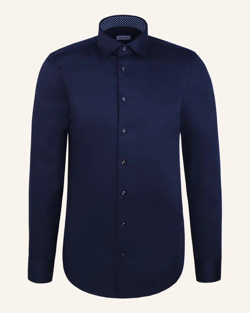 Seidensticker Business Hemd Slim Fit Dunkelblau