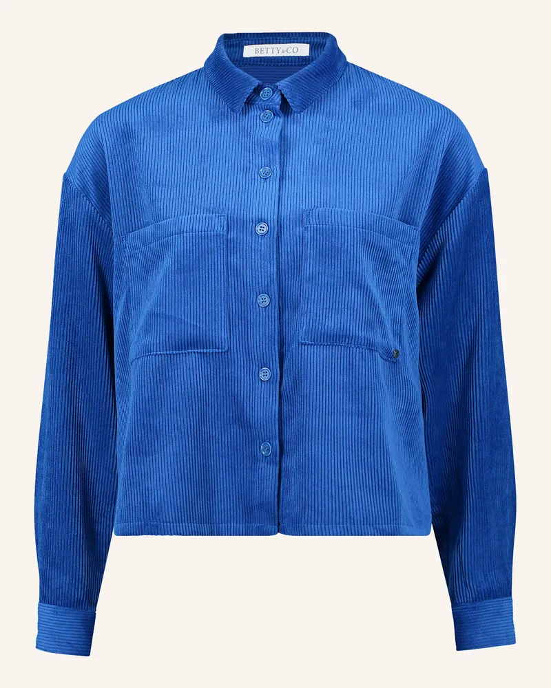 Betty Barclay Overshirt mit Kragen Blau