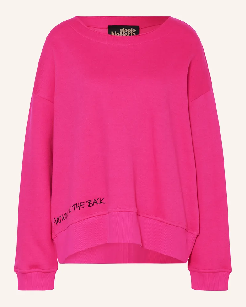 Yippie Hippie Sweatshirt Pink