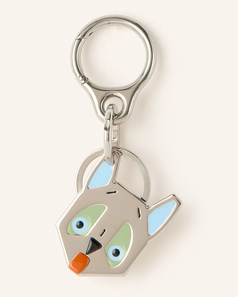 Loewe Schlüsselanhänger Futuristic Cat silber Silber