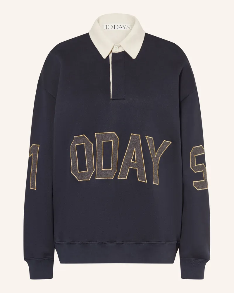 10Days Rugbyshirt blau Dunkelblau