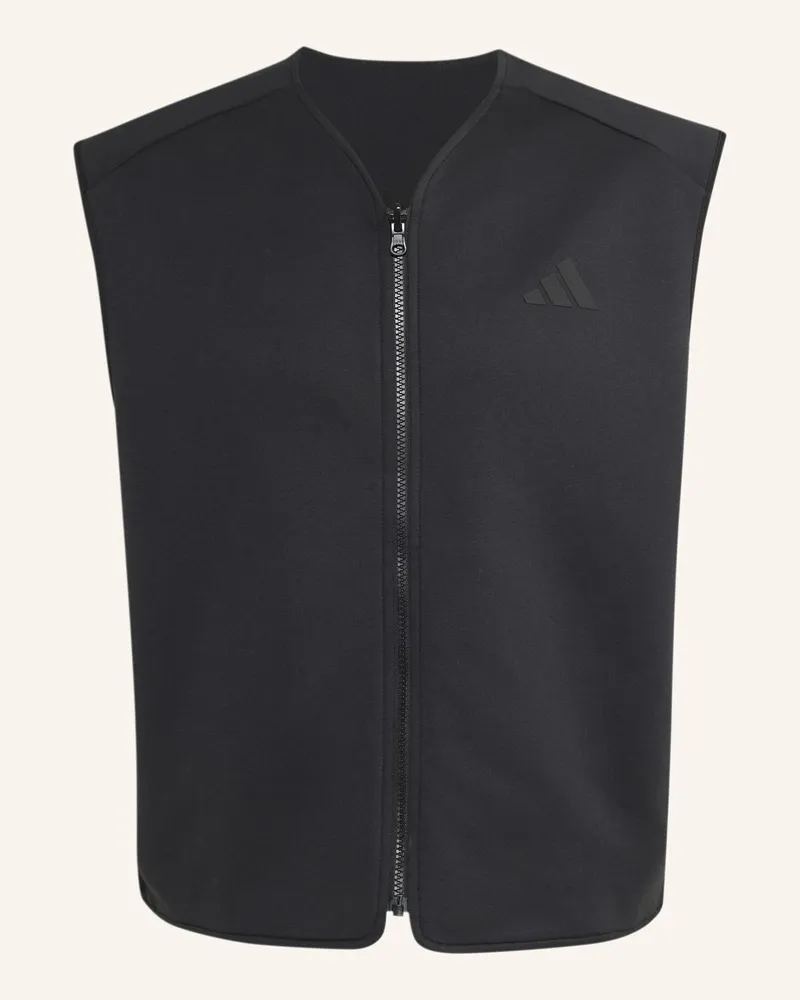 adidas Soft Lux Weste, Wendedesign schwarz Schwarz