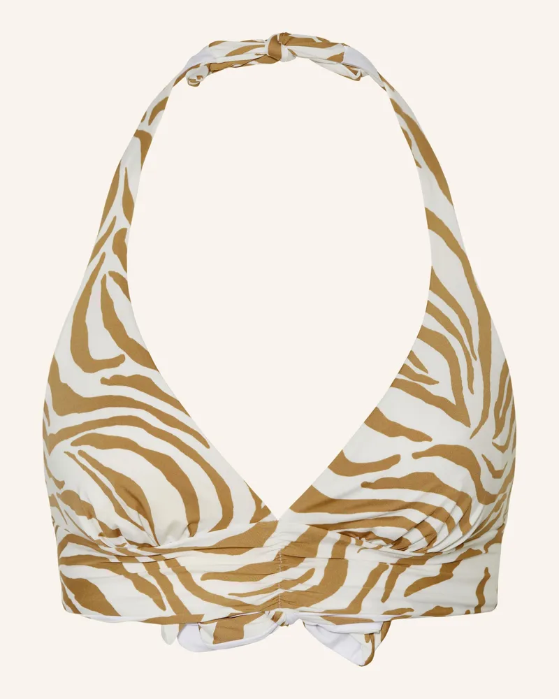 Max Mara Neckholder-Bikini-Top Alberta beige Beige