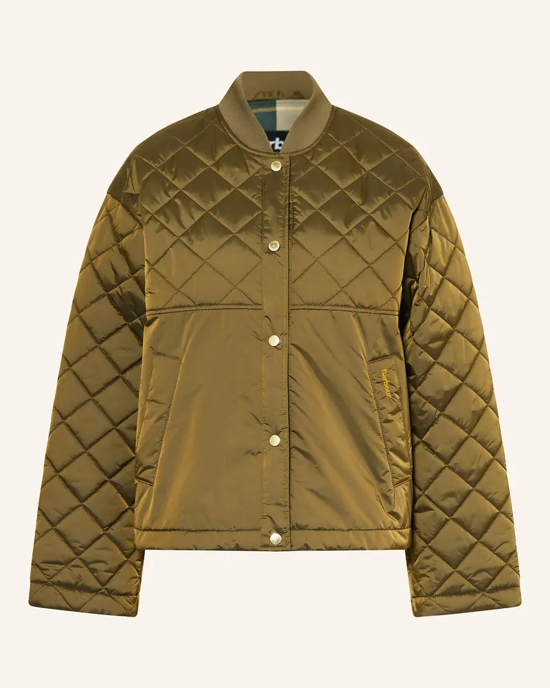 Barbour Steppjacke Wetherby gruen Oliv