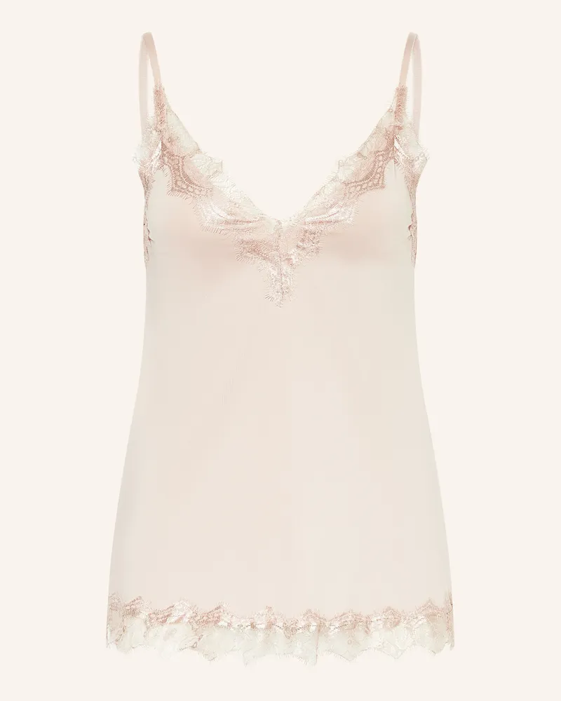 Rosemunde Top BILLIE mit Spitze Beige