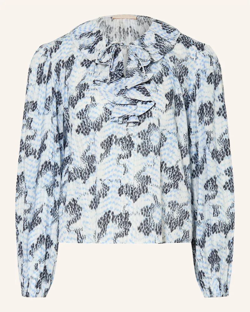 Ulla Johnson Blusenshirt Siena Mit Volants blau Hellblau