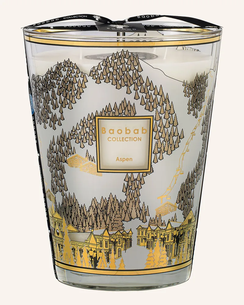 Baobab Collection Duftkerze Aspen schwarz Schwarz