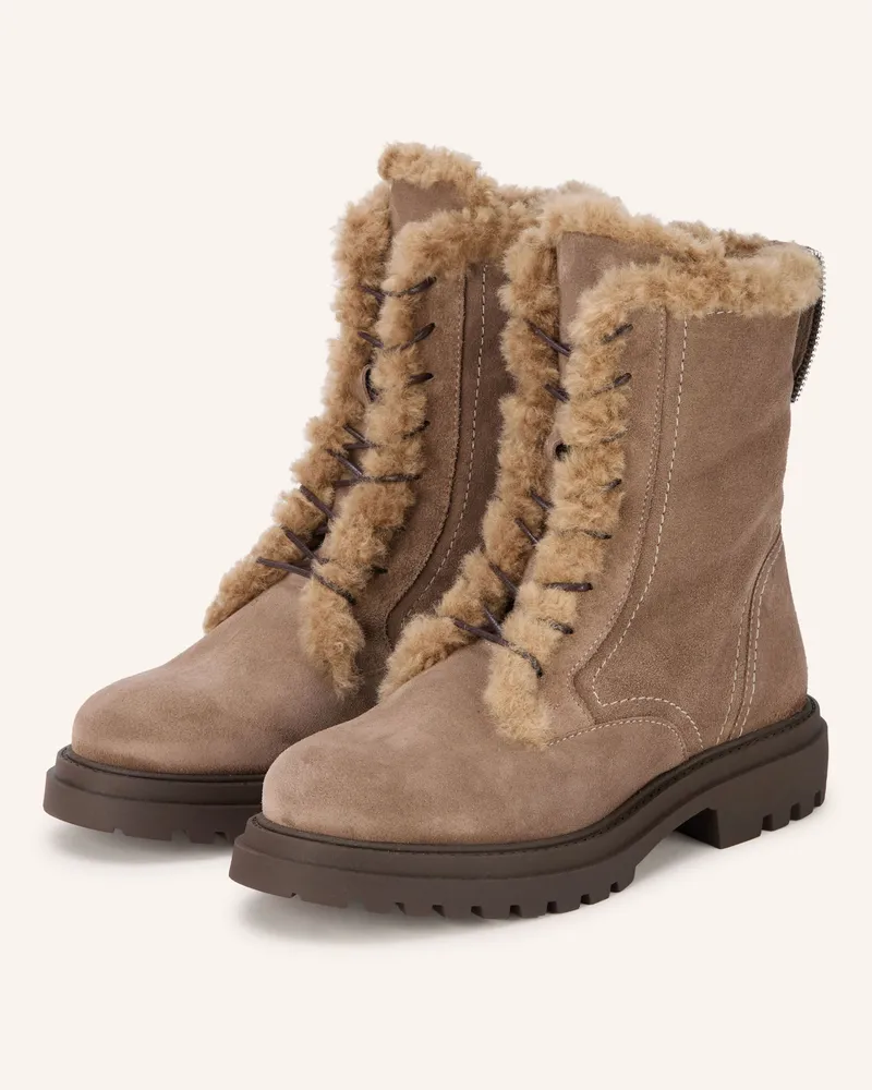 Bibi Lou Schnürboots beige Taupe