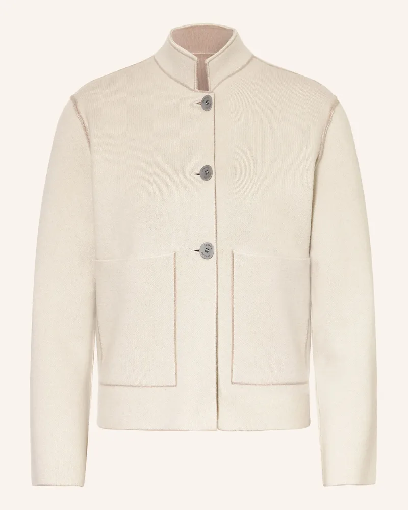 Lunaria Cashmere Cashmere-Jacke beige Creme