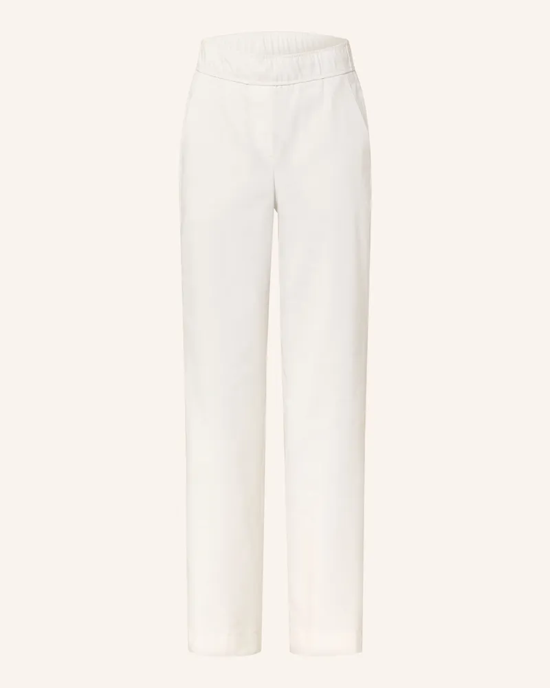 Sportalm Hose Mit Leinen grau Ecru