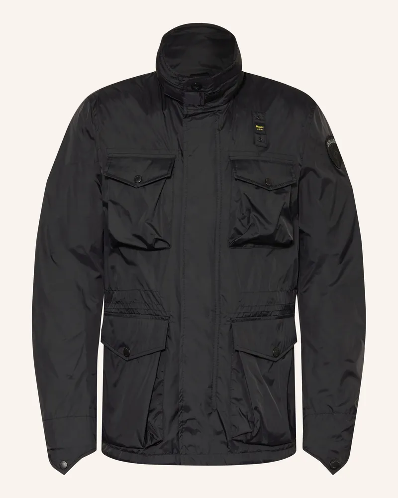 Blauer Fieldjacket Abbotsford schwarz Schwarz