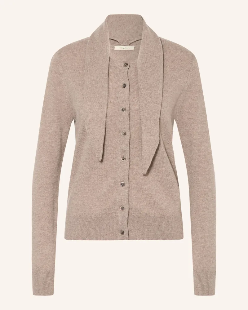 lilienfels Strickjacke Aus Cashmere beige Taupe