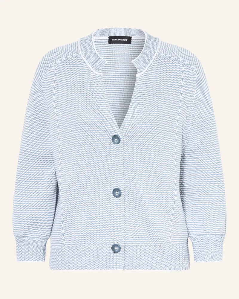 Repeat Strickjacke Hellblau