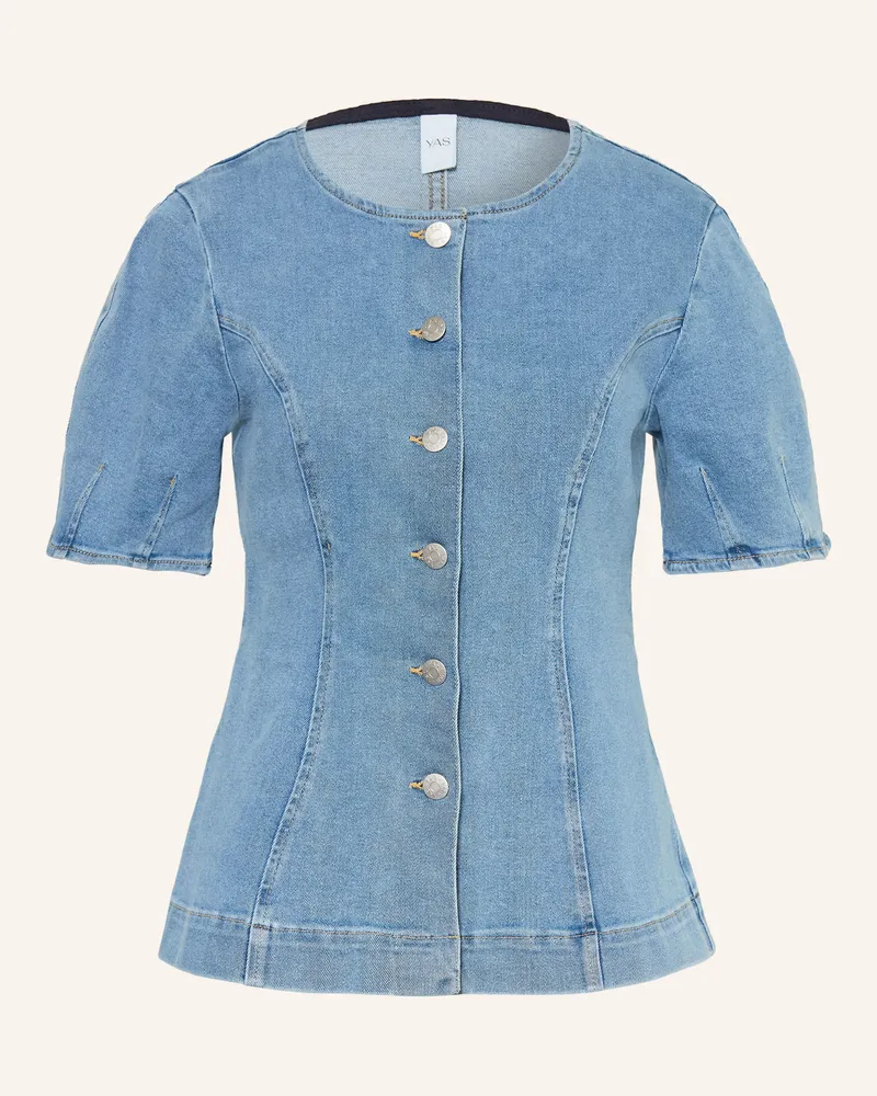 Y.A.S Jeansbluse Hellblau