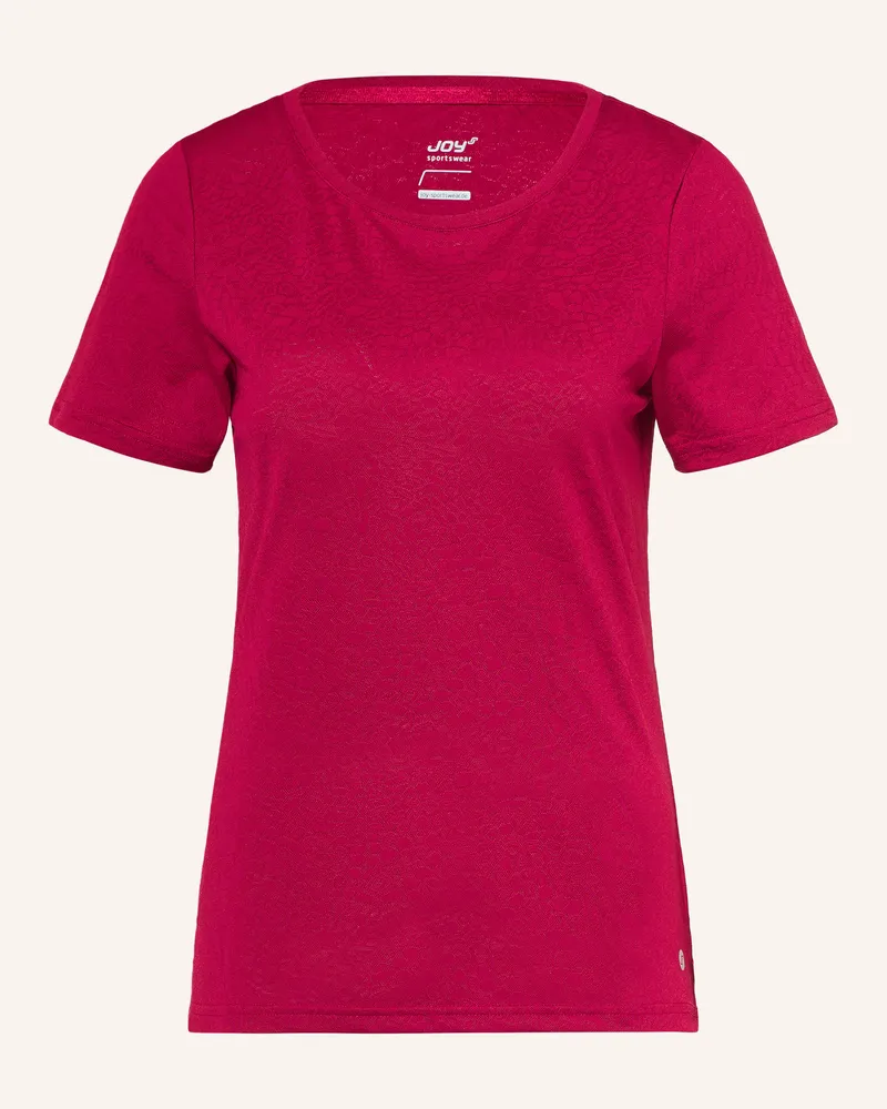 Joy Sportswear T-Shirt Fea rot Fuchsia