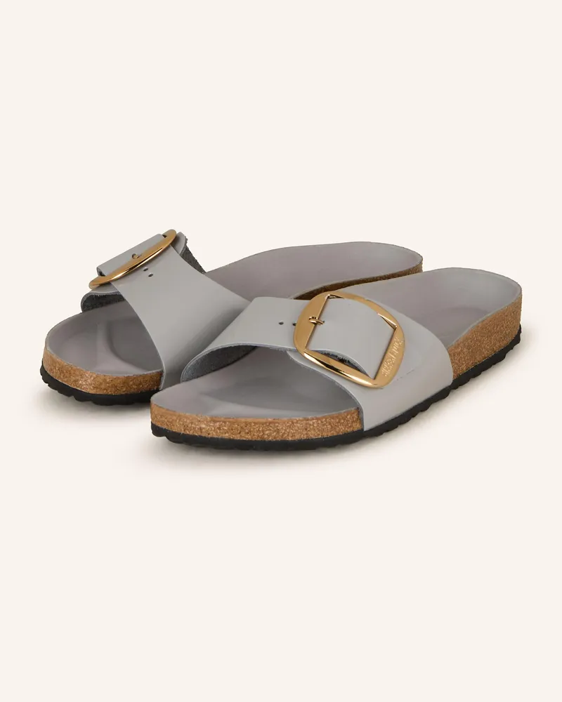 Birkenstock Pantoletten MADRID BIG BUCKLE Grau