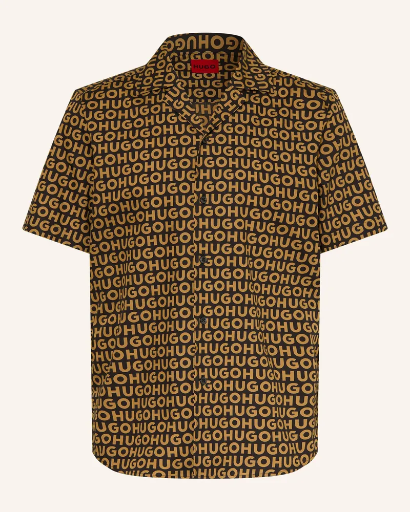 HUGO BOSS Resorthemd Ellino Relaxed Fit beige Beige