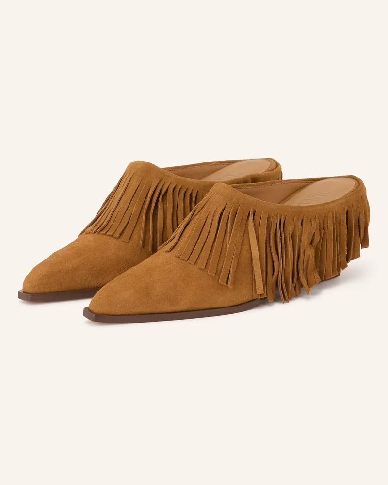 TORAL Mules Dawa braun Cognac